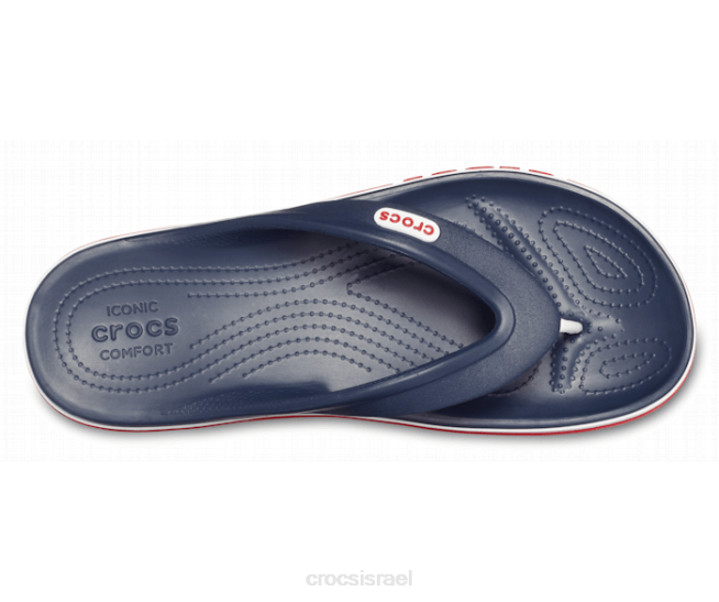 נעליים il Crocs נשים flip bayaband חיל הים/פלפל 2DZ4249