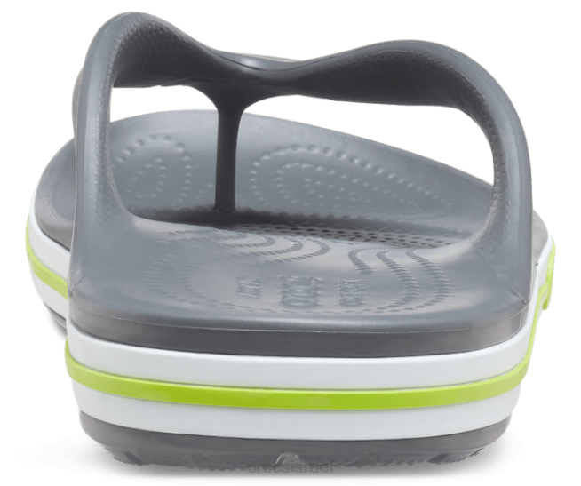 נעליים il Crocs נשים flip bayaband אגרוף אפור צפחה/ליים 2DZ4251