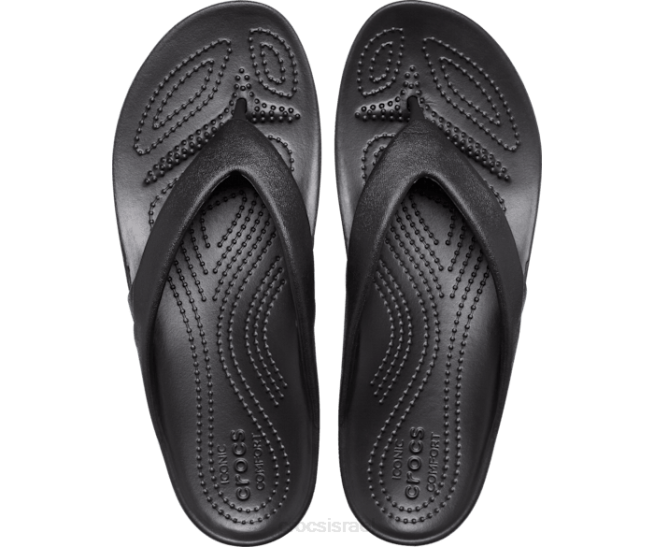 נעליים il Crocs נשים kadee ii flip שָׁחוֹר 2DZ4263