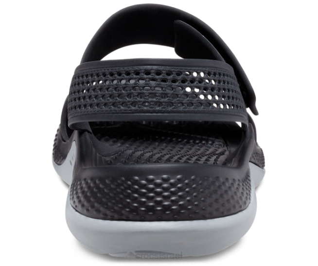 נעליים il Crocs נשים סנדל literide 360 שחור/אפור בהיר 2DZ4313