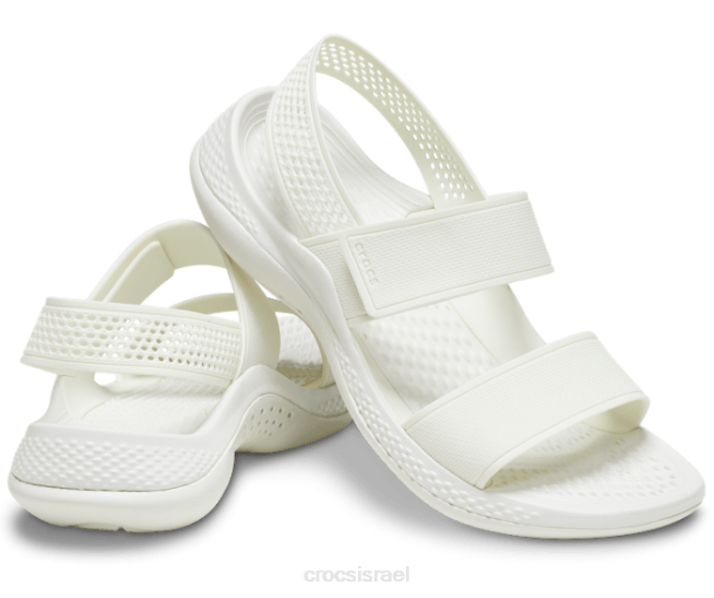 נעליים il Crocs נשים סנדל literide 360 כמעט לבן 2DZ4314