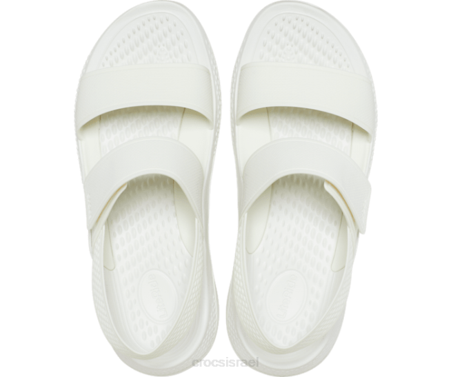 נעליים il Crocs נשים סנדל literide 360 כמעט לבן 2DZ4314