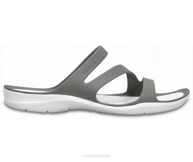 נעליים il Crocs נשים סנדל swiftwater עשן/לבן 2DZ4335
