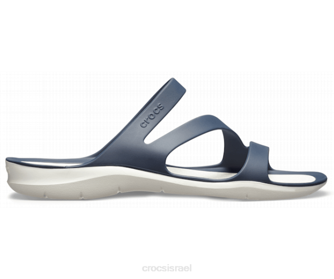 נעליים il Crocs נשים סנדל swiftwater חיל הים/לבן 2DZ4336