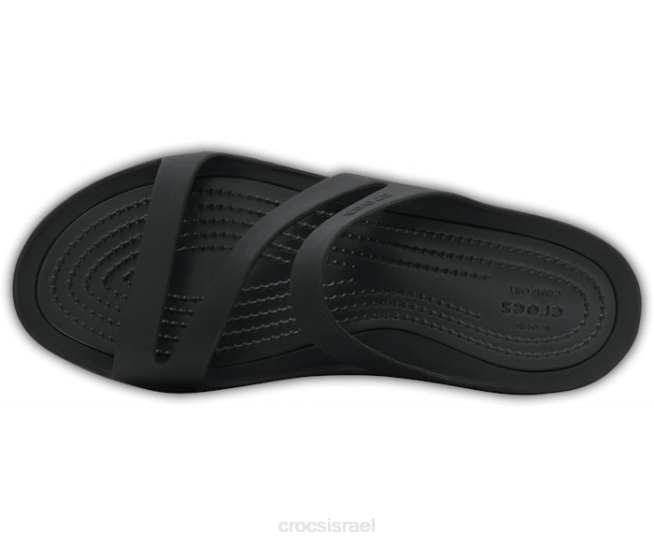 נעליים il Crocs נשים סנדל swiftwater שָׁחוֹר 2DZ4349